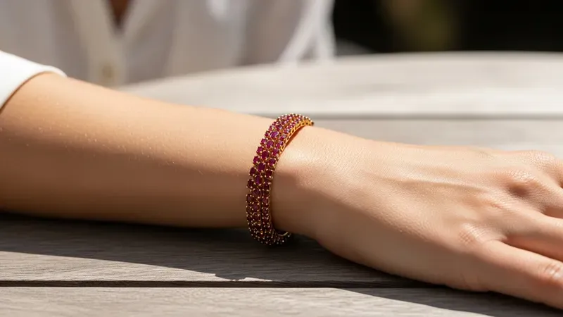 Bracelet rubis femme : guide pour choisir le bijou parfait