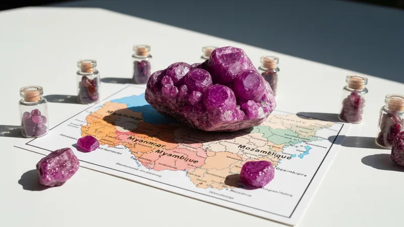 Où se trouve le rubis ? Origines et gisements clés